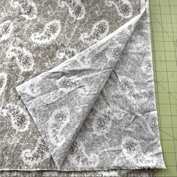 Vintage Peter Pan Fabrics Quilting Cotton Paisley Floral Fabric 2 yards - Picture 4 of 8